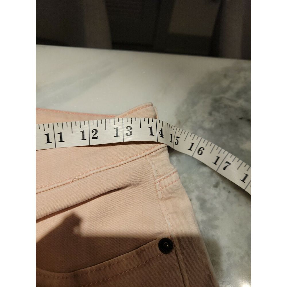Vineyard Vines Pink Skinny Jean Denim Women Size 2  28x28‎ Zipper Fly
